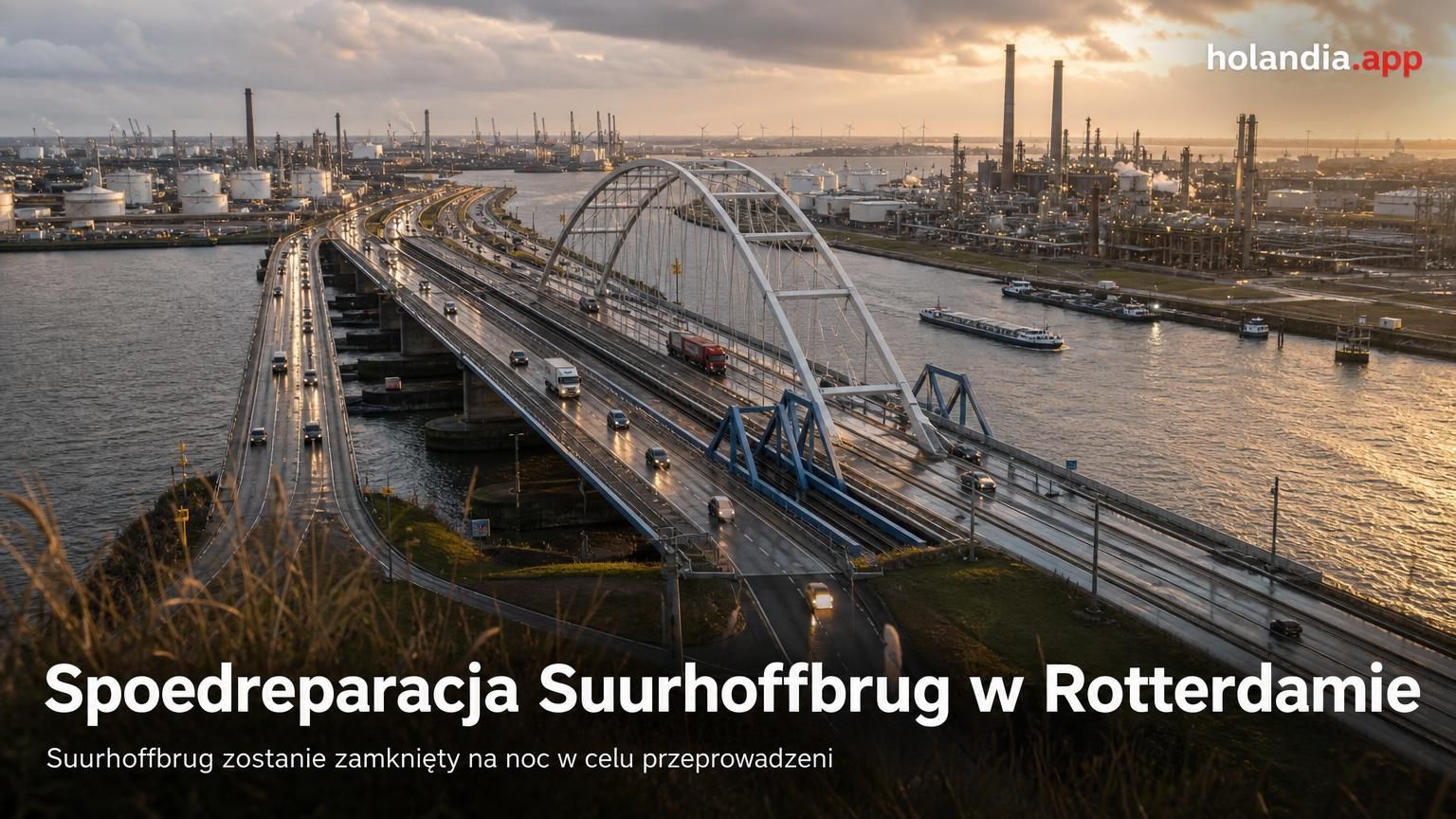 Suurhoffbrug zamknięty na noc z powodu napraw