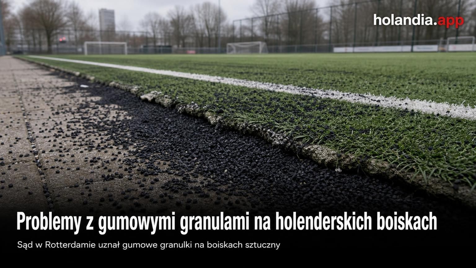 Problemy z gumowymi granulami na holenderskich boiskach