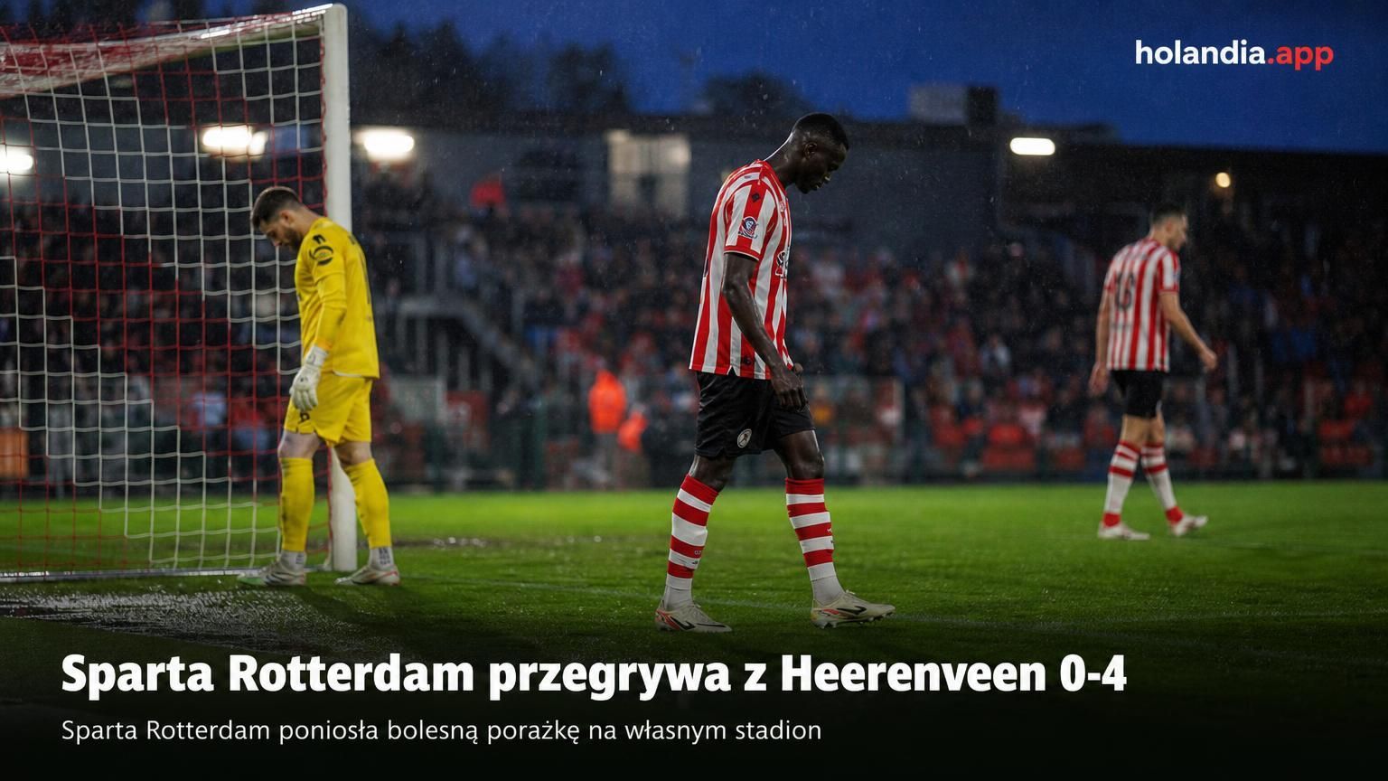 Sparta Rotterdam przegrywa z Heerenveen 0-4