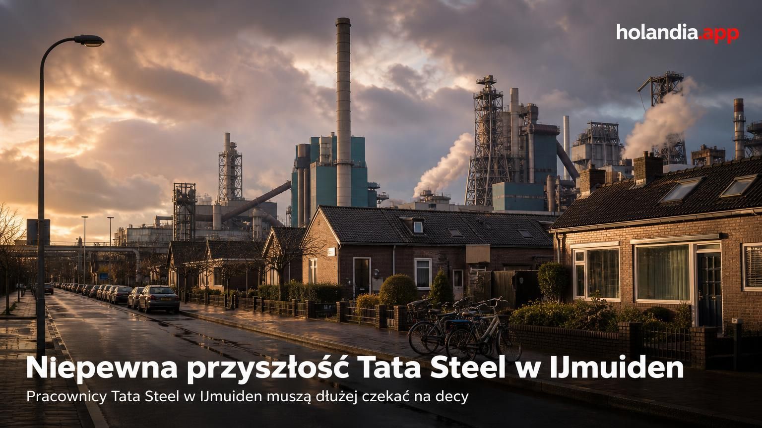 Niepewna przyszłość Tata Steel w IJmuiden