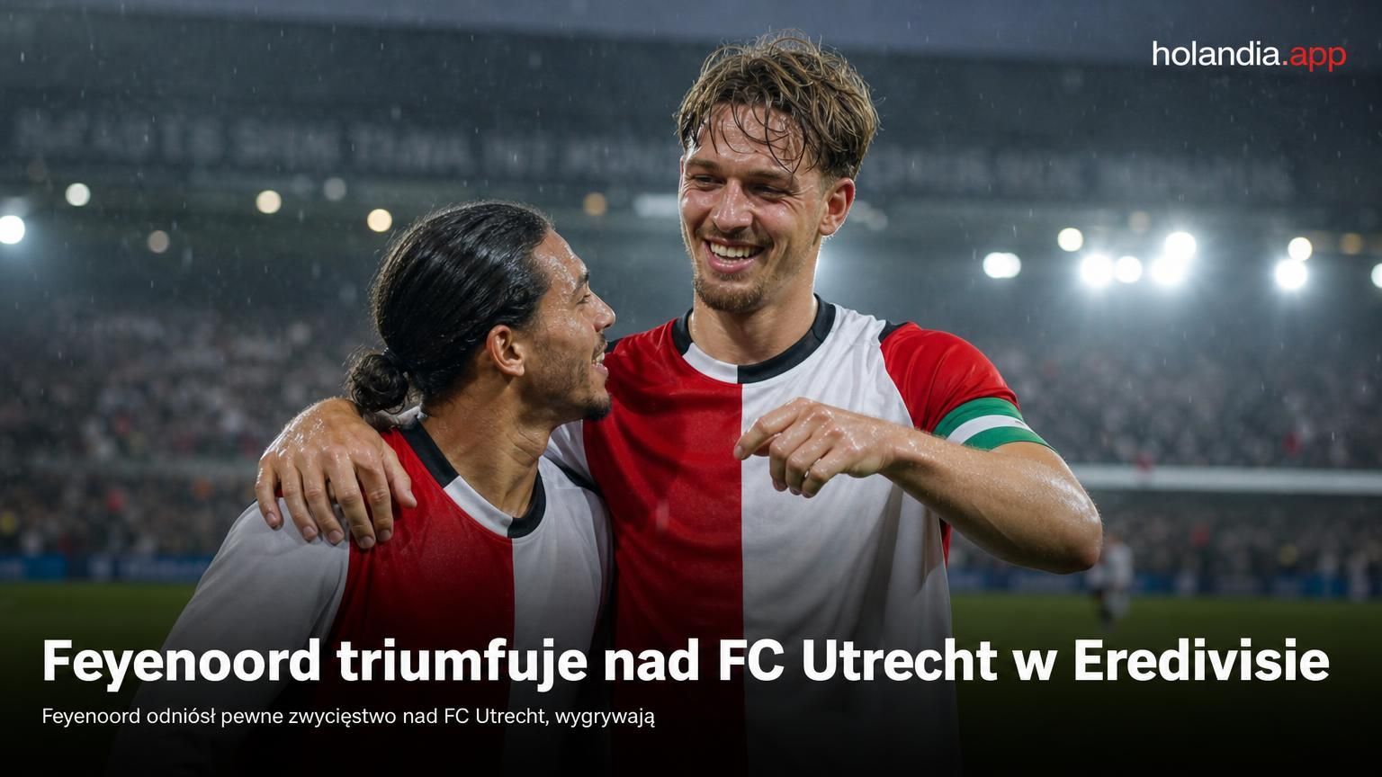 Feyenoord triumfuje nad FC Utrecht w Eredivisie
