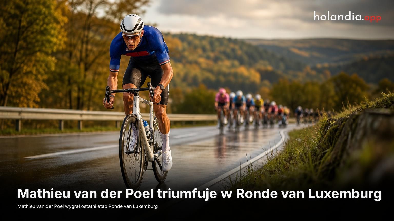 Mathieu van der Poel triumfuje w Ronde van Luxemburg