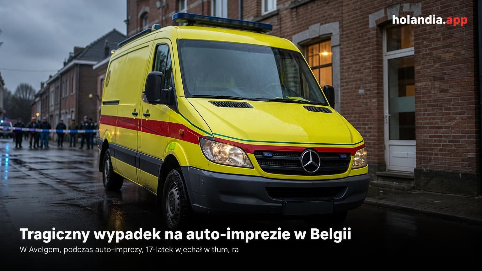 Tragiczny wypadek na auto-imprezie w Belgii