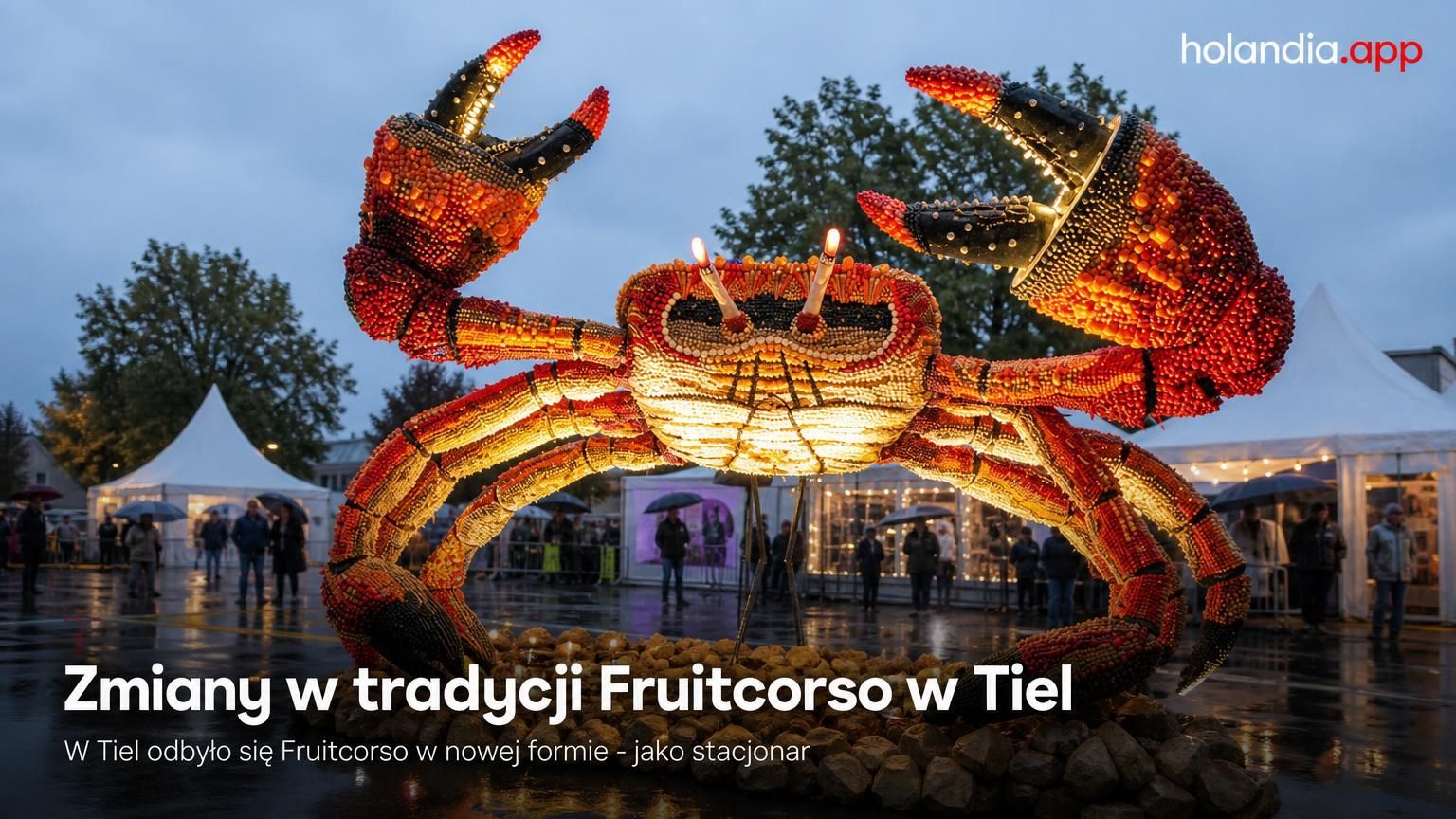 Zmiany w tradycji Fruitcorso w Tiel
