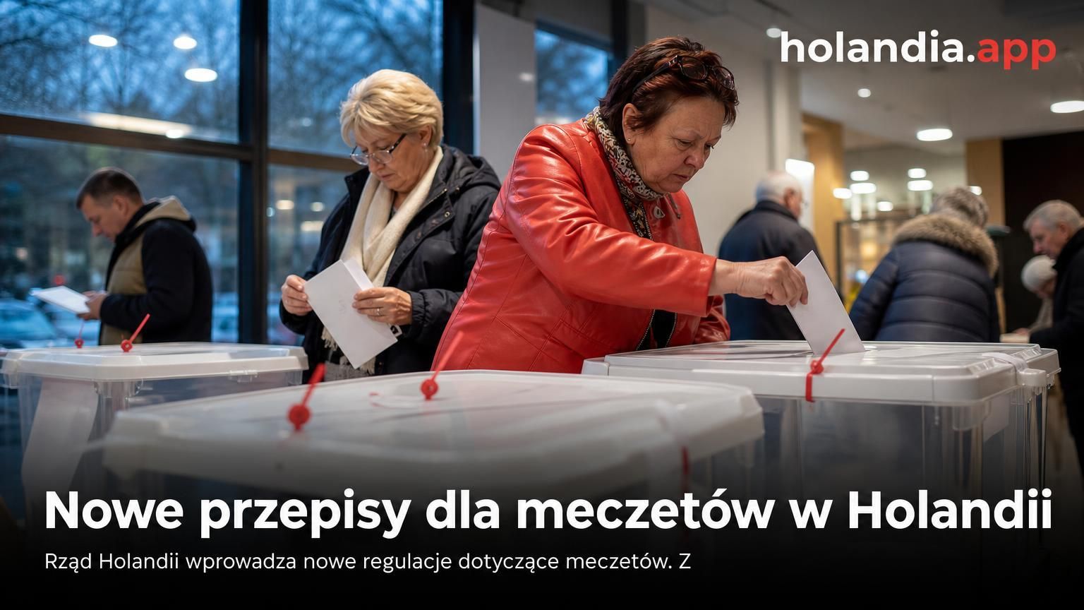 Nowe przepisy dla meczetów w Holandii