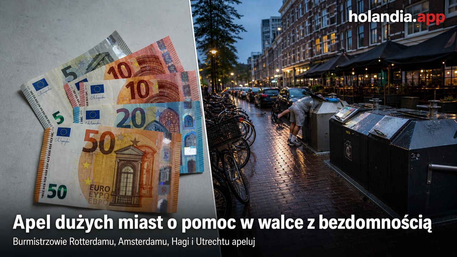 Apel dużych miast o pomoc w walce z bezdomnością