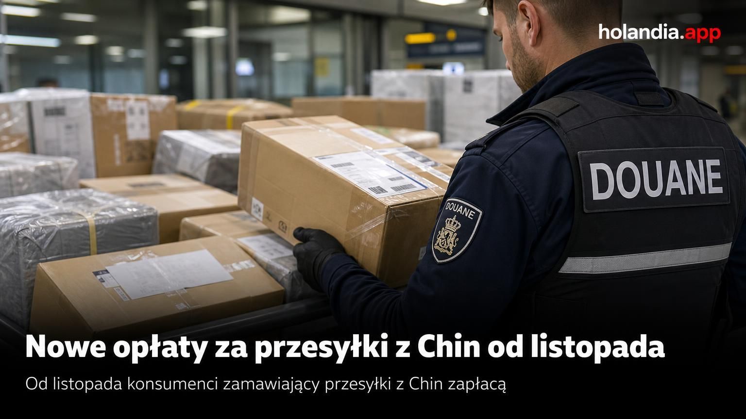 Nowe opłaty za przesyłki z Chin od listopada
