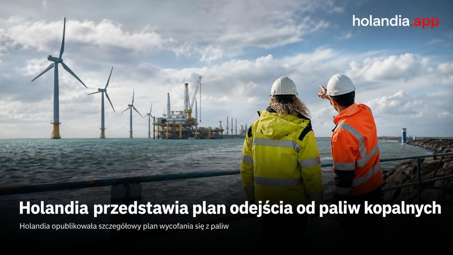 Holandia przedstawia plan odejścia od paliw kopalnych