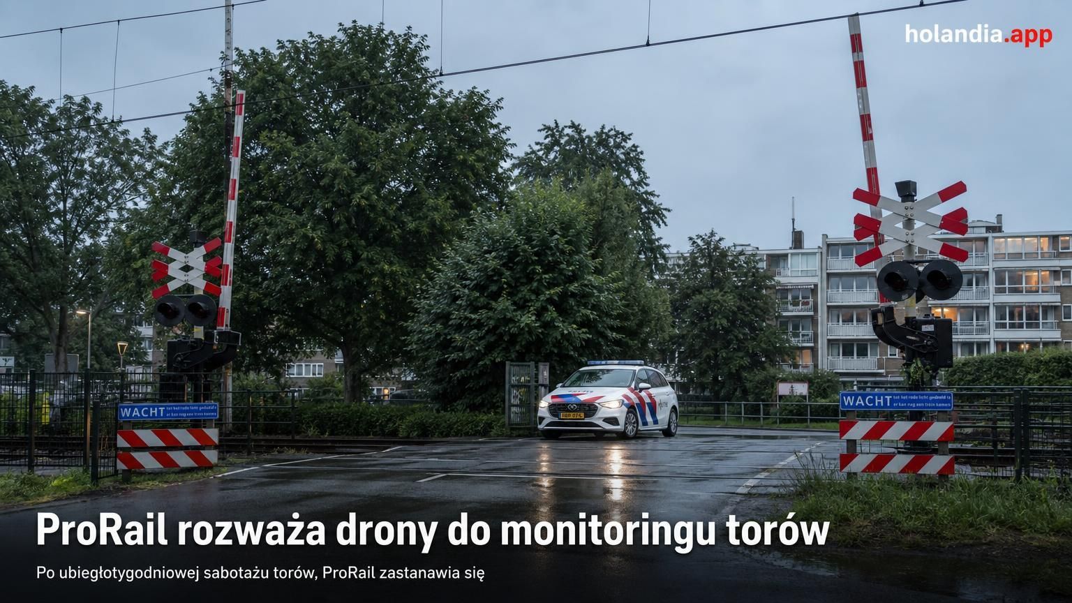 ProRail rozważa drony do monitoringu torów