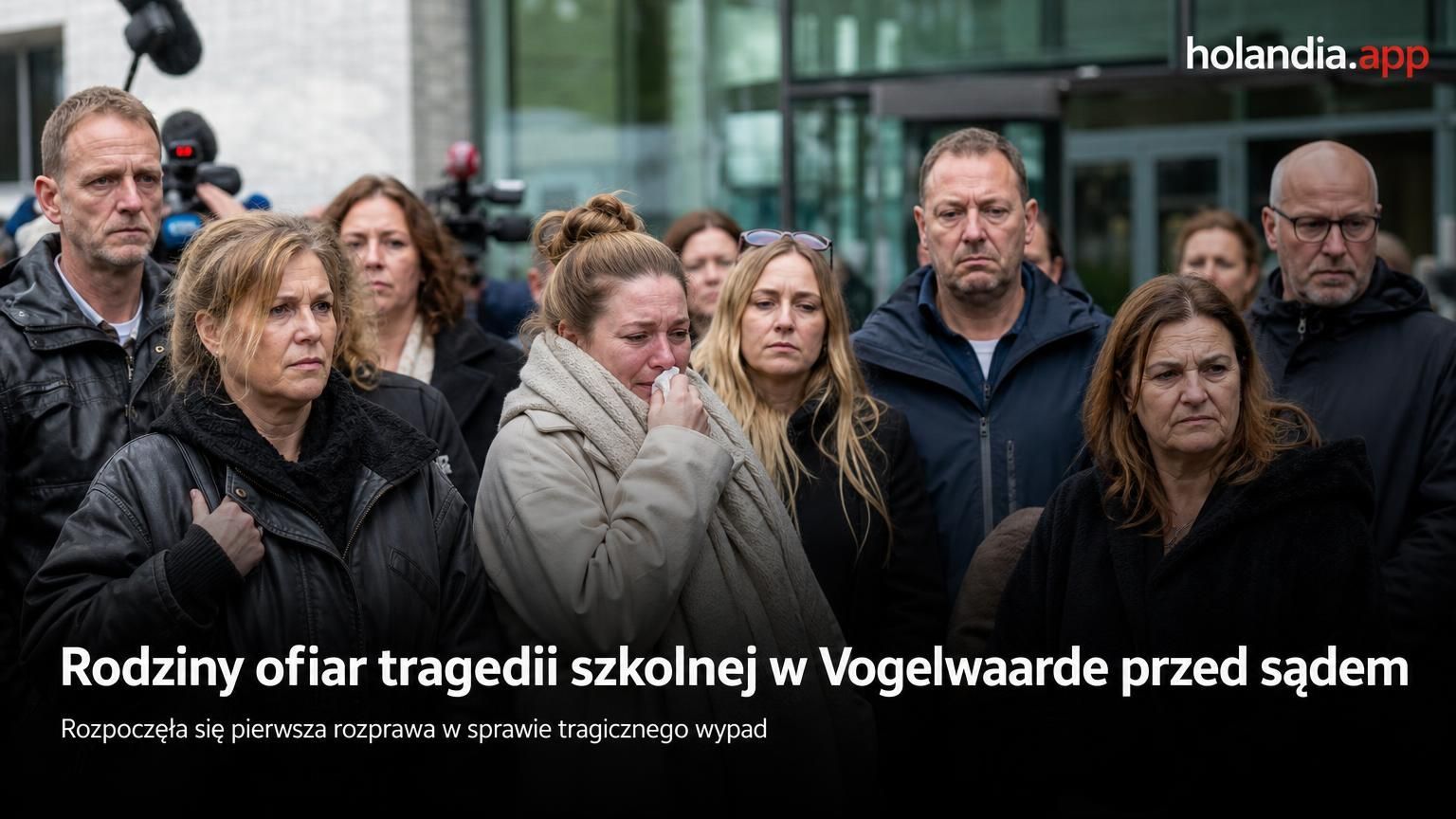 Rodziny ofiar tragedii szkolnej w Vogelwaarde przed sądem