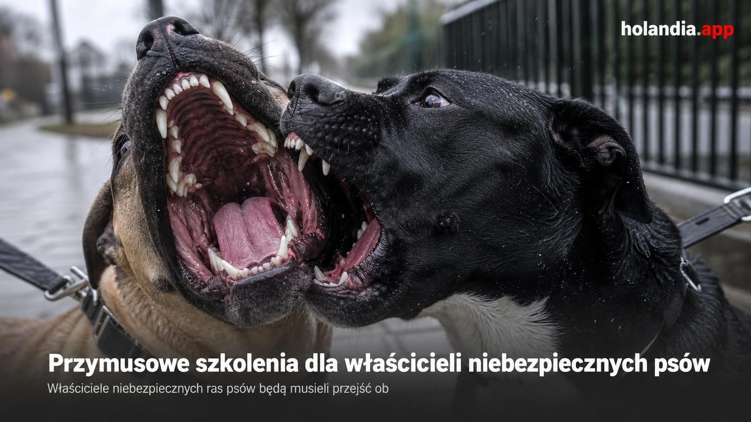 Przymusowe szkolenia dla właścicieli niebezpiecznych psów