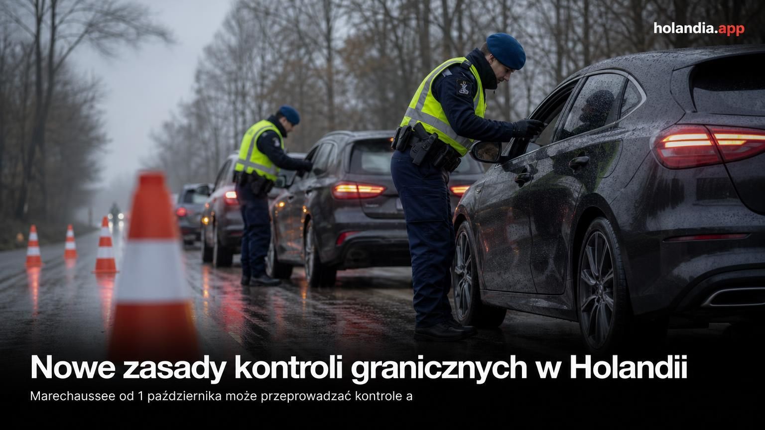 Nowe zasady kontroli granicznych w Holandii