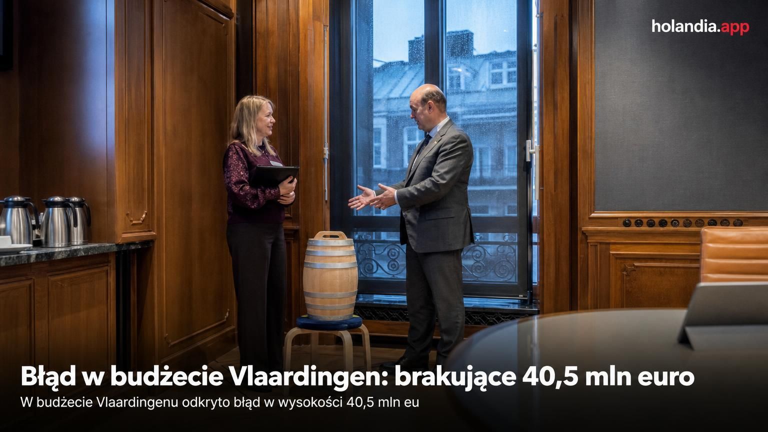 Błąd w budżecie Vlaardingen: brakujące 40,5 mln euro