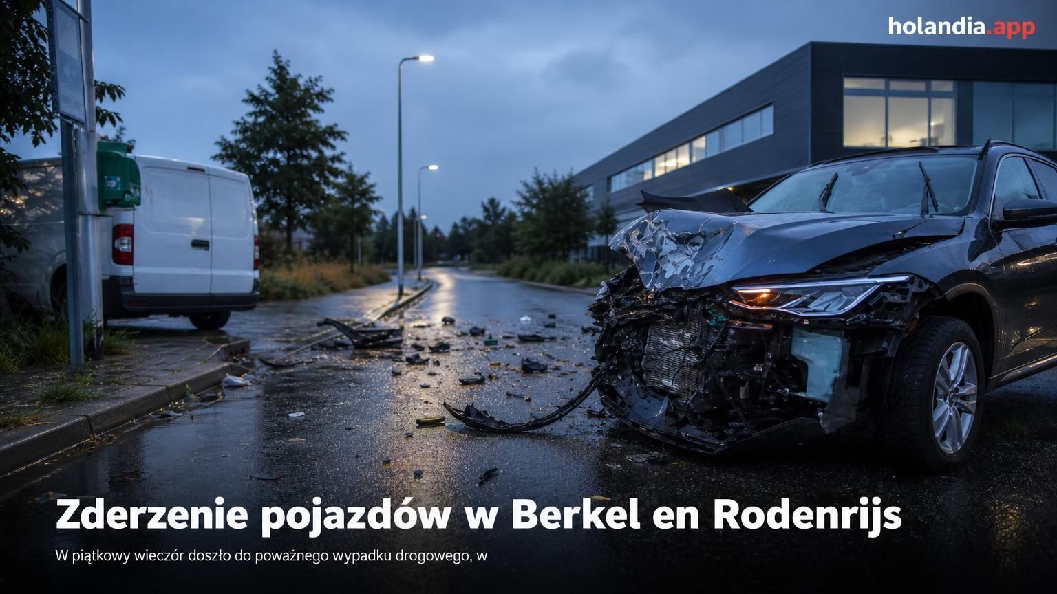 Zderzenie pojazdów w Berkel en Rodenrijs