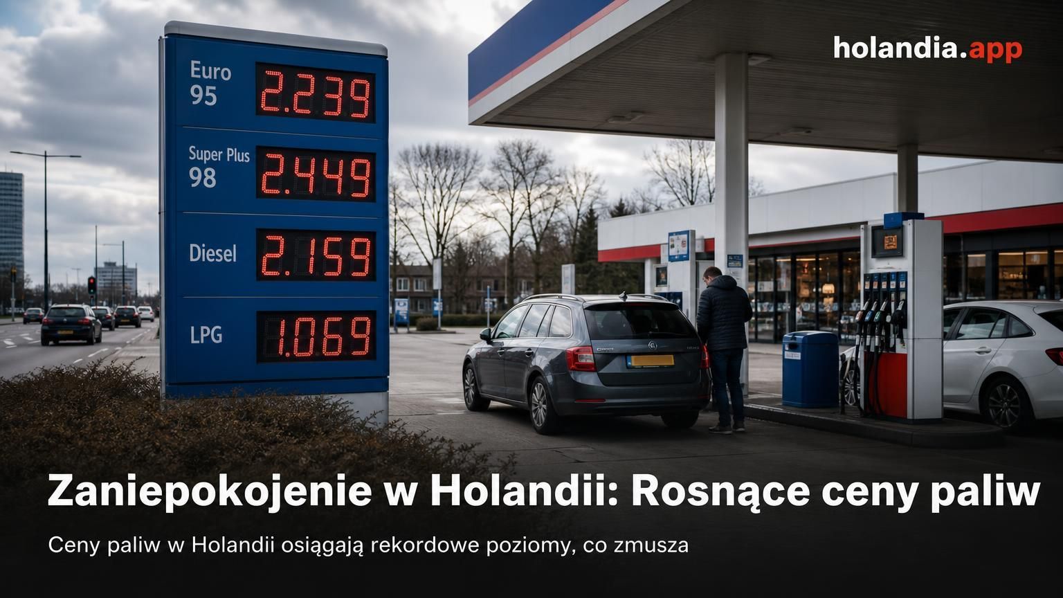 Zaniepokojenie w Holandii: Rosnące ceny paliw