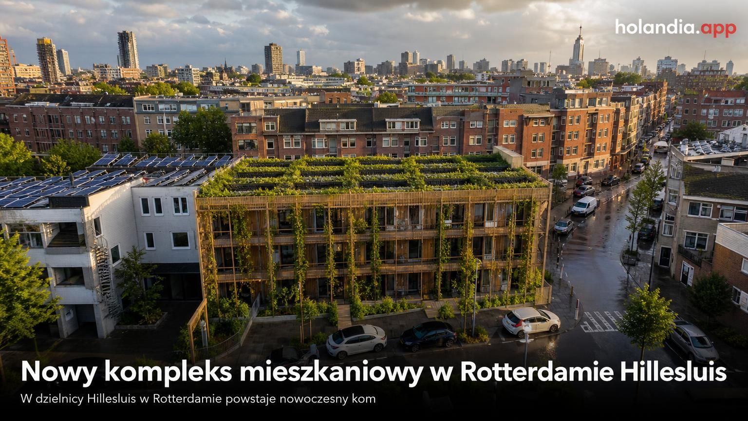 Nowy kompleks mieszkaniowy w Rotterdamie Hillesluis