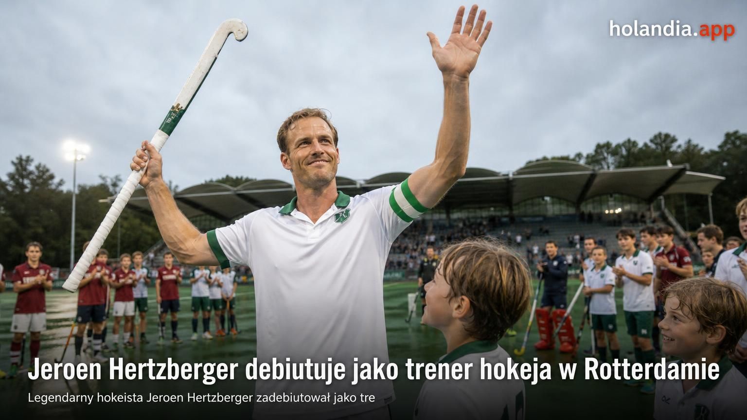 Jeroen Hertzberger debiutuje jako trener hokeja w Rotterdamie
