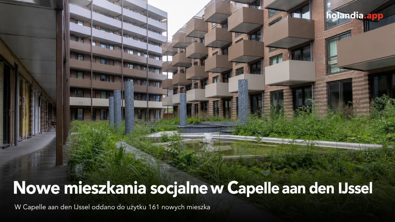 Nowe mieszkania socjalne w Capelle aan den IJssel
