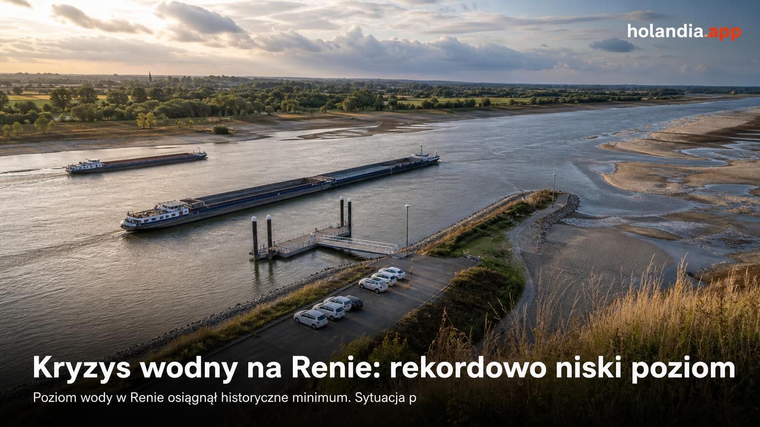 Kryzys wodny na Renie: rekordowo niski poziom