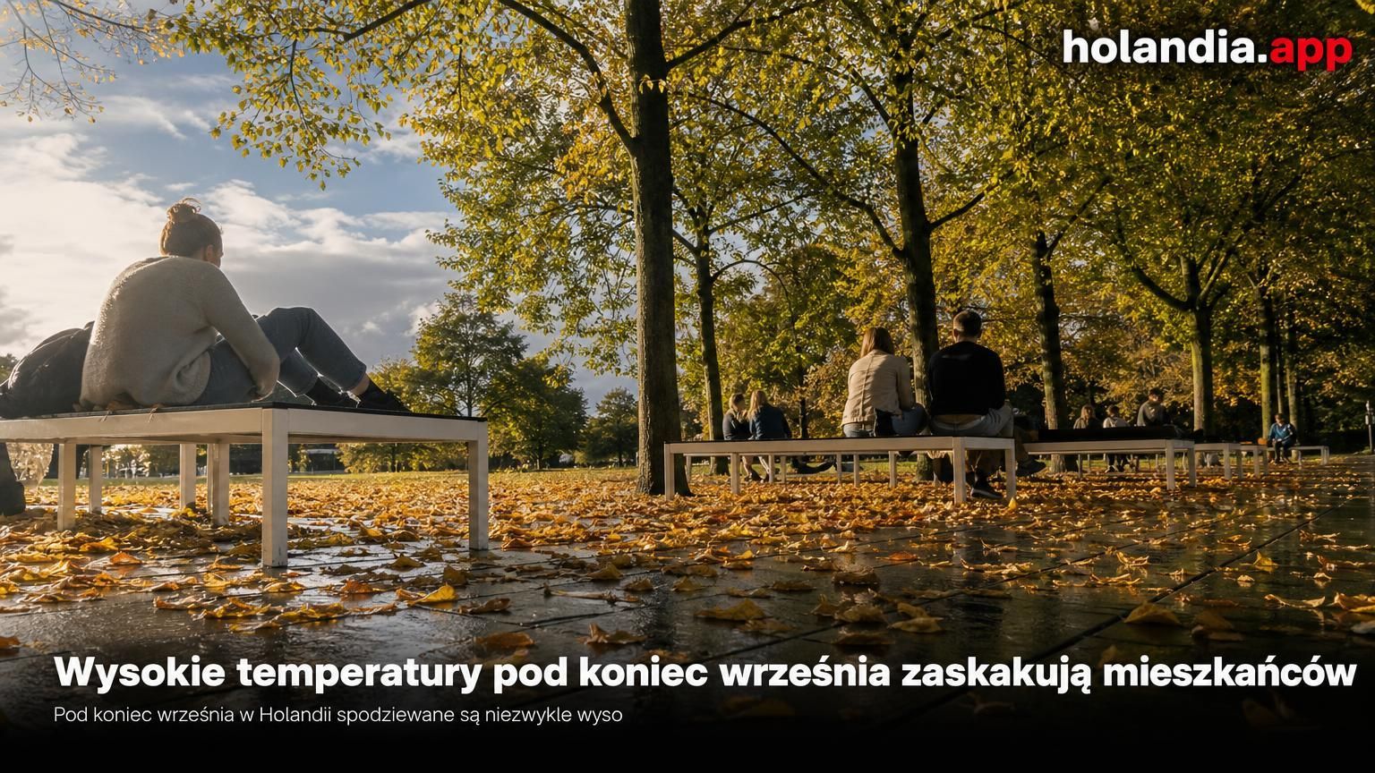 Wysokie temperatury pod koniec września zaskakują mieszkańców