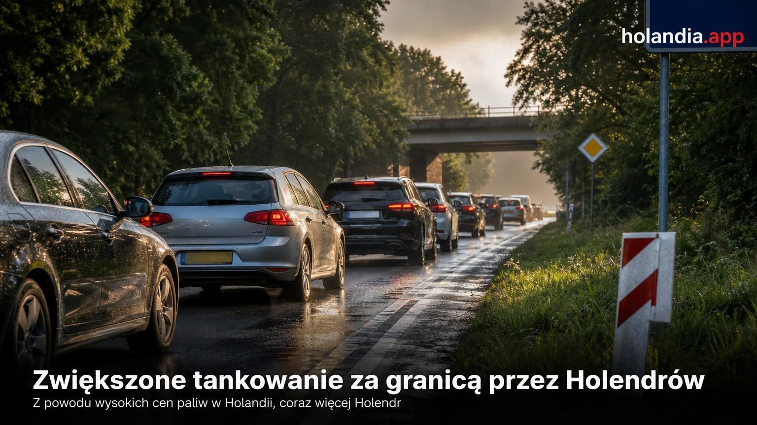 Zwiększone tankowanie za granicą przez Holendrów