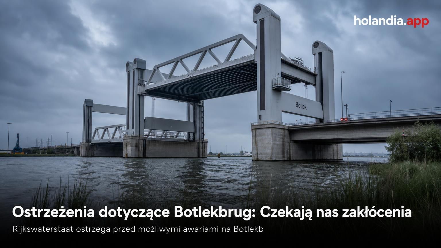Ostrzeżenia dotyczące Botlekbrug: Czekają nas zakłócenia
