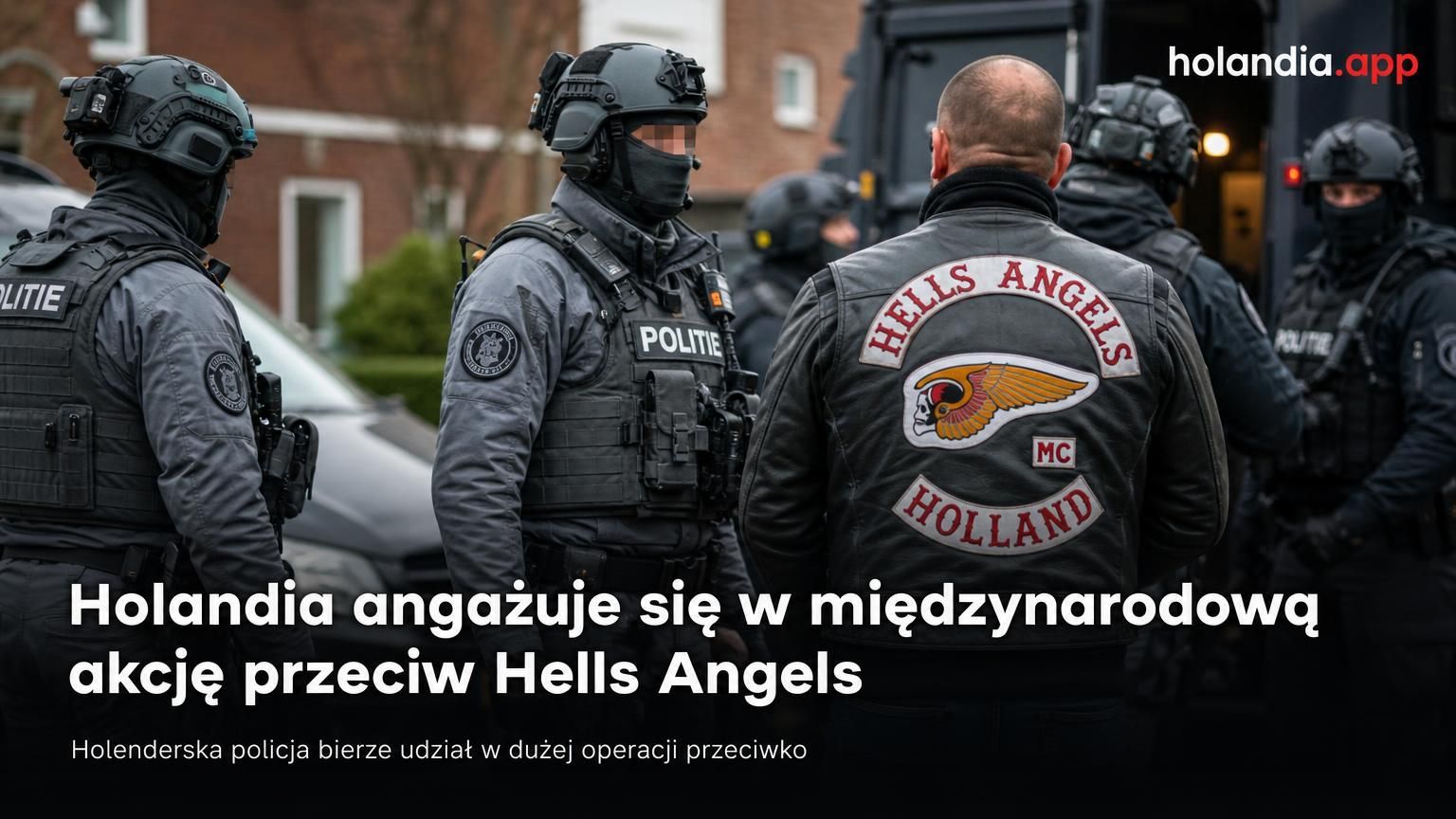 Holandia angażuje się w międzynarodową akcję przeciw Hells Angels