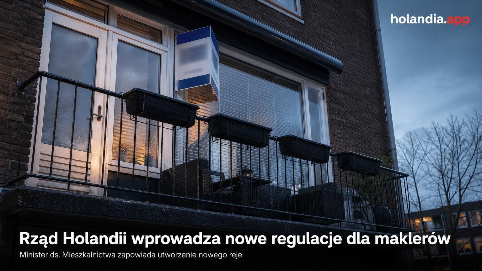 Rząd Holandii wprowadza nowe regulacje dla maklerów
