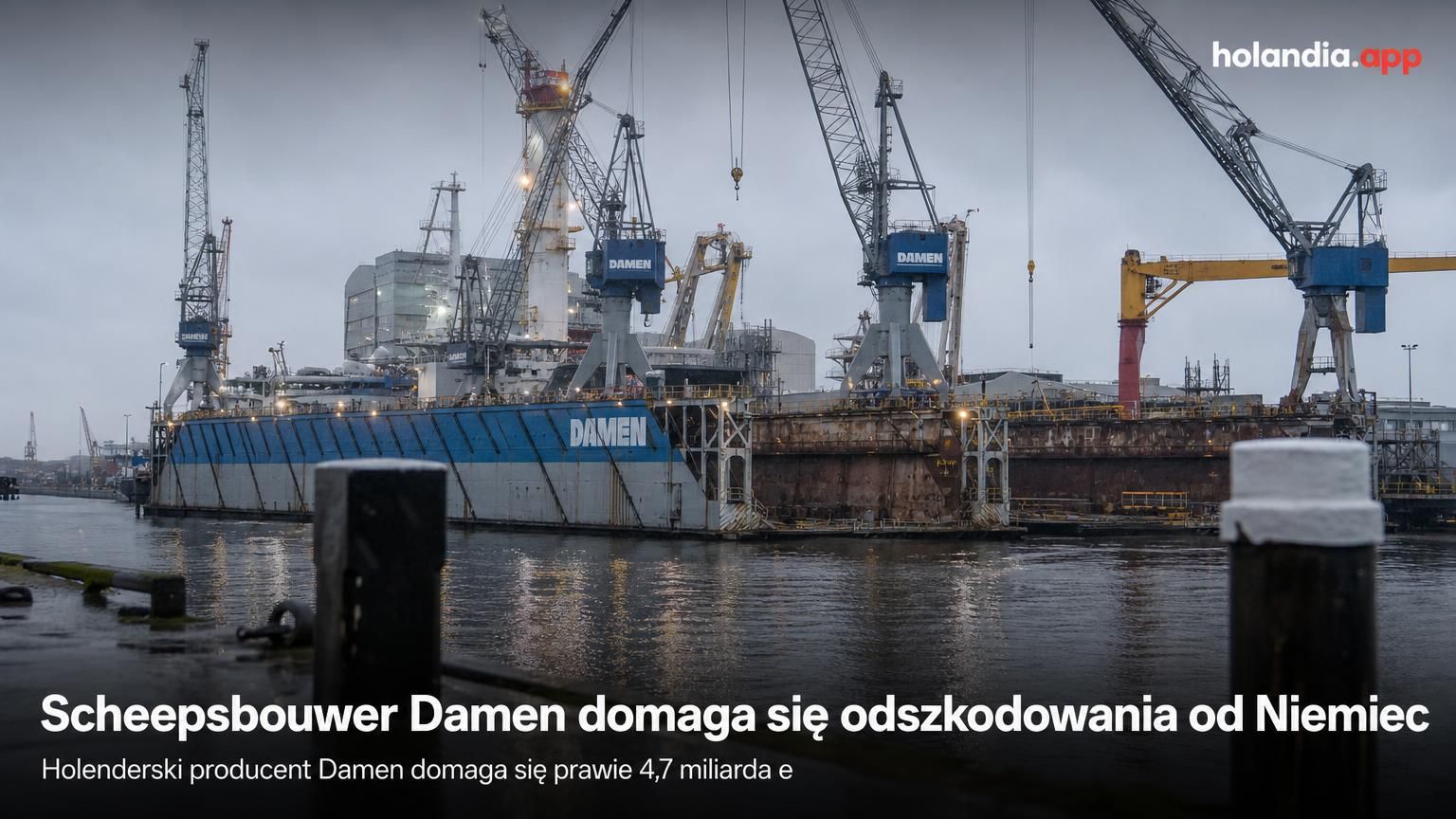 Scheepsbouwer Damen domaga się odszkodowania od Niemiec