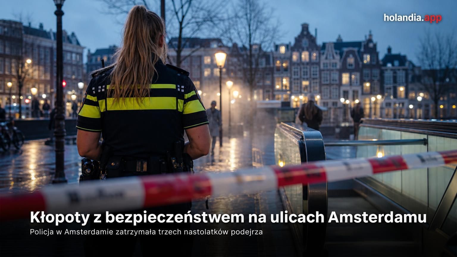 Kłopoty z bezpieczeństwem na ulicach Amsterdamu