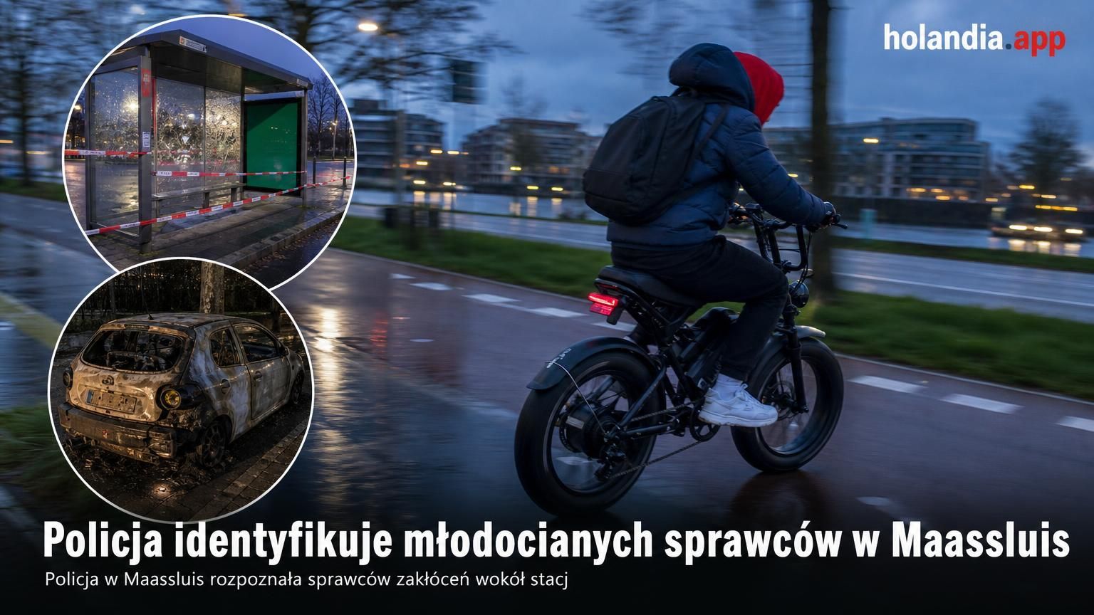 Policja identyfikuje młodocianych sprawców w Maassluis