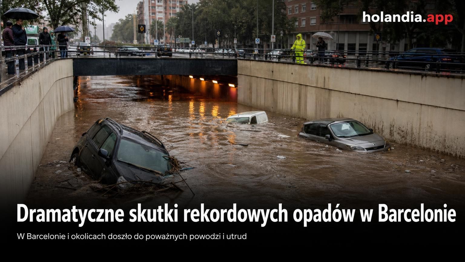 Dramatyczne skutki rekordowych opadów w Barcelonie