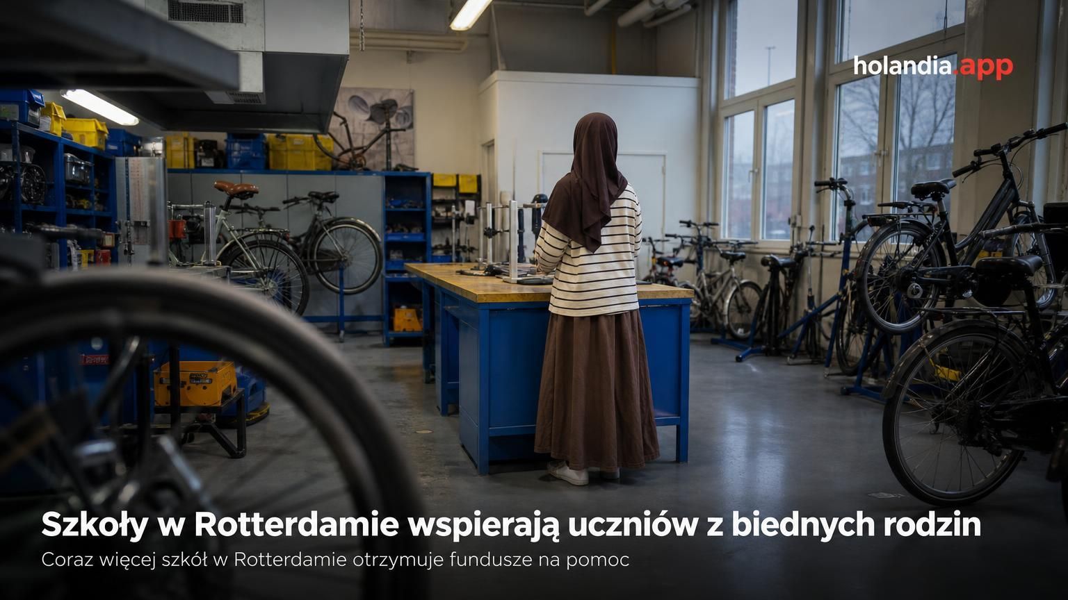 Szkoły w Rotterdamie wspierają uczniów z biednych rodzin
