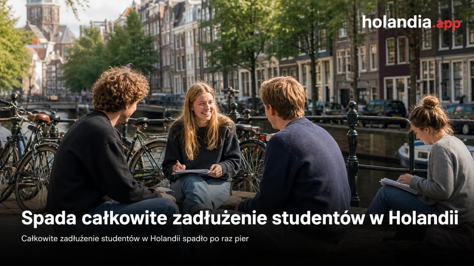 Spada całkowite zadłużenie studentów w Holandii