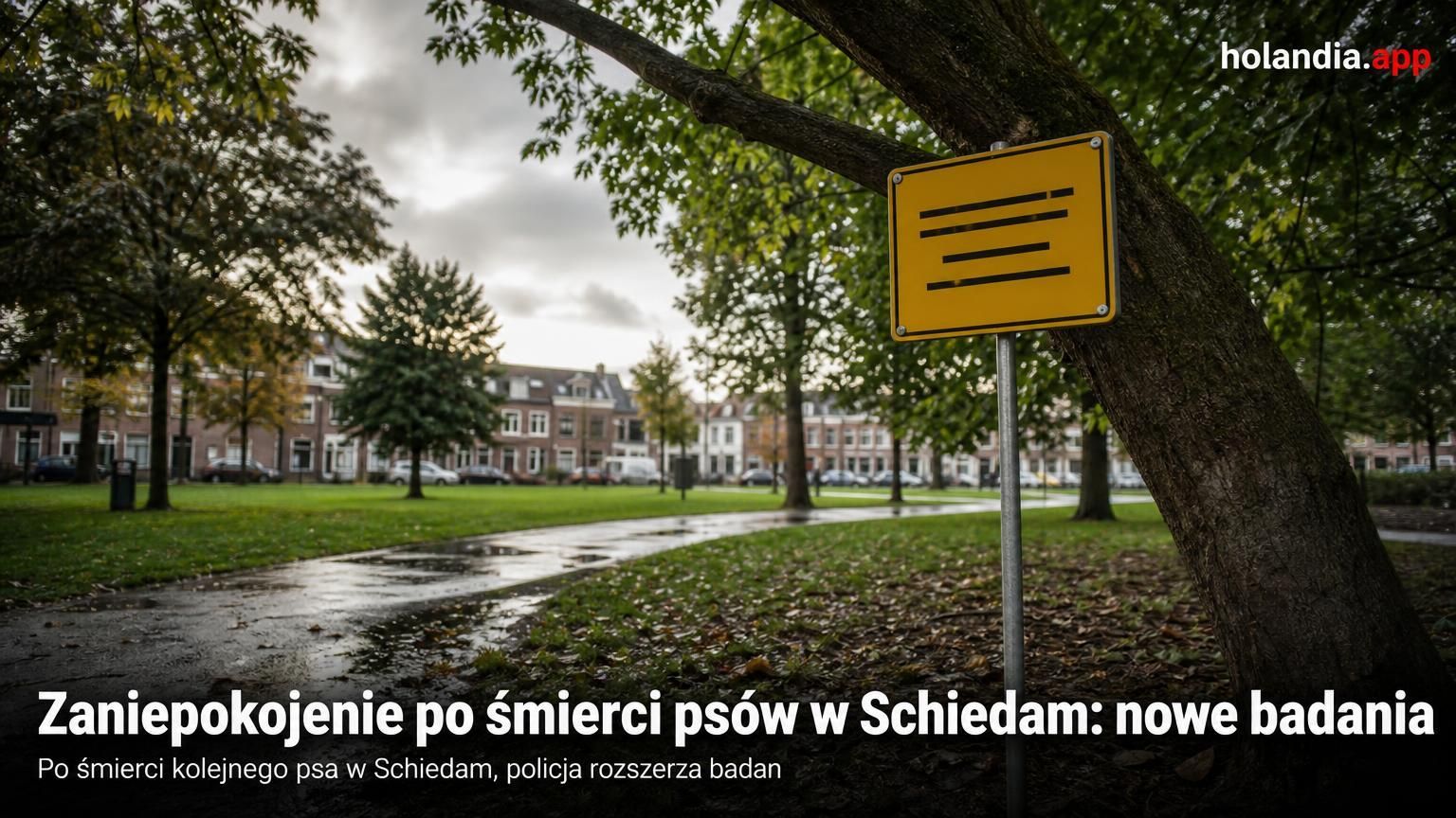 Zaniepokojenie po śmierci psów w Schiedam: nowe badania