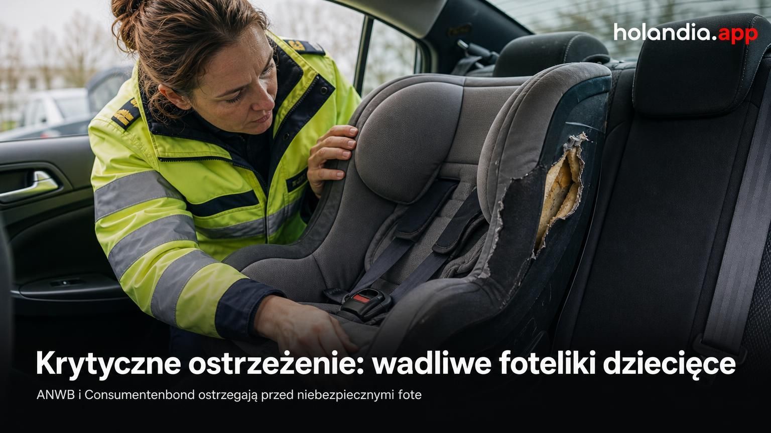 Krytyczne ostrzeżenie: wadliwe foteliki dziecięce