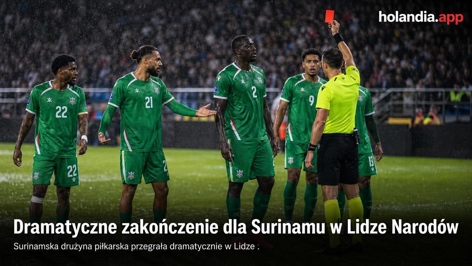 Dramatyczne zakończenie dla Surinamu w Lidze Narodów