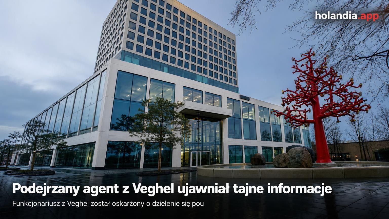 Podejrzany agent z Veghel ujawniał tajne informacje