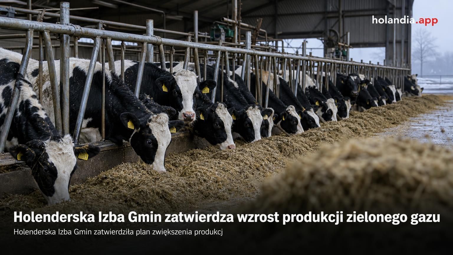 Holenderska Izba Gmin zatwierdza wzrost produkcji zielonego gazu