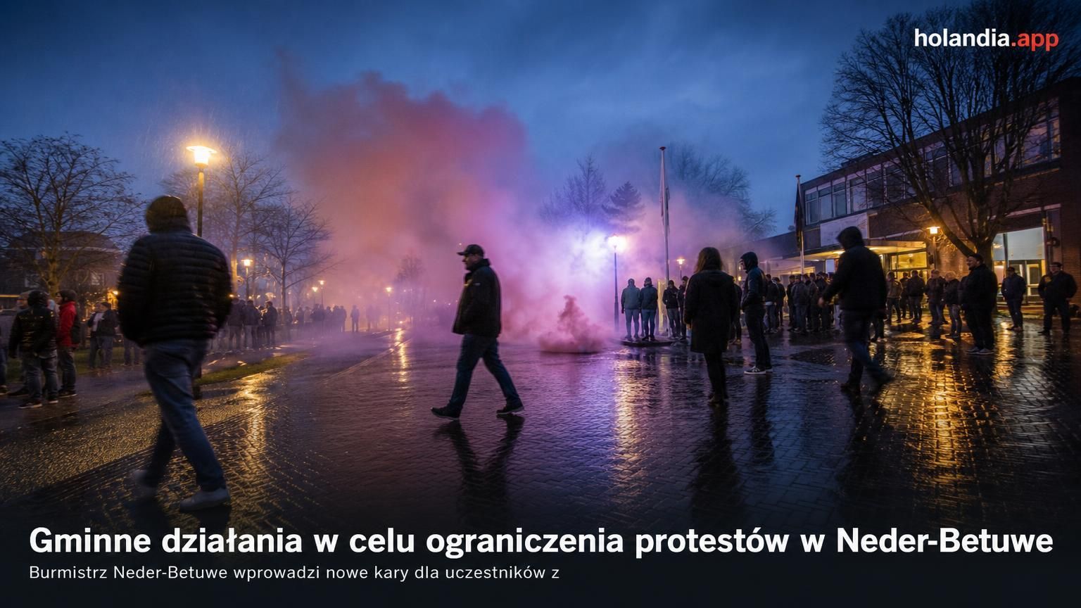 Gminne działania w celu ograniczenia protestów w Neder-Betuwe