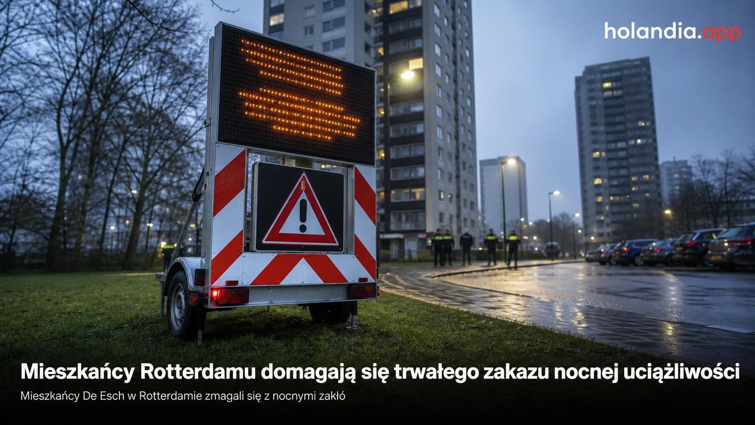 Mieszkańcy Rotterdamu domagają się trwałego zakazu nocnej uciążliwości