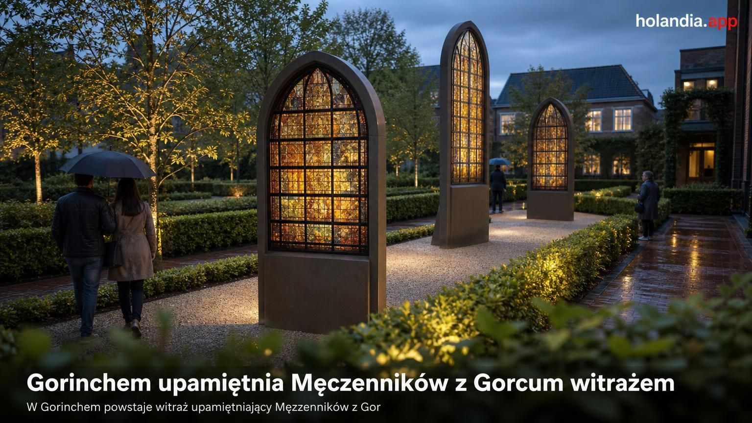 Gorinchem upamiętnia Męczenników z Gorcum witrażem