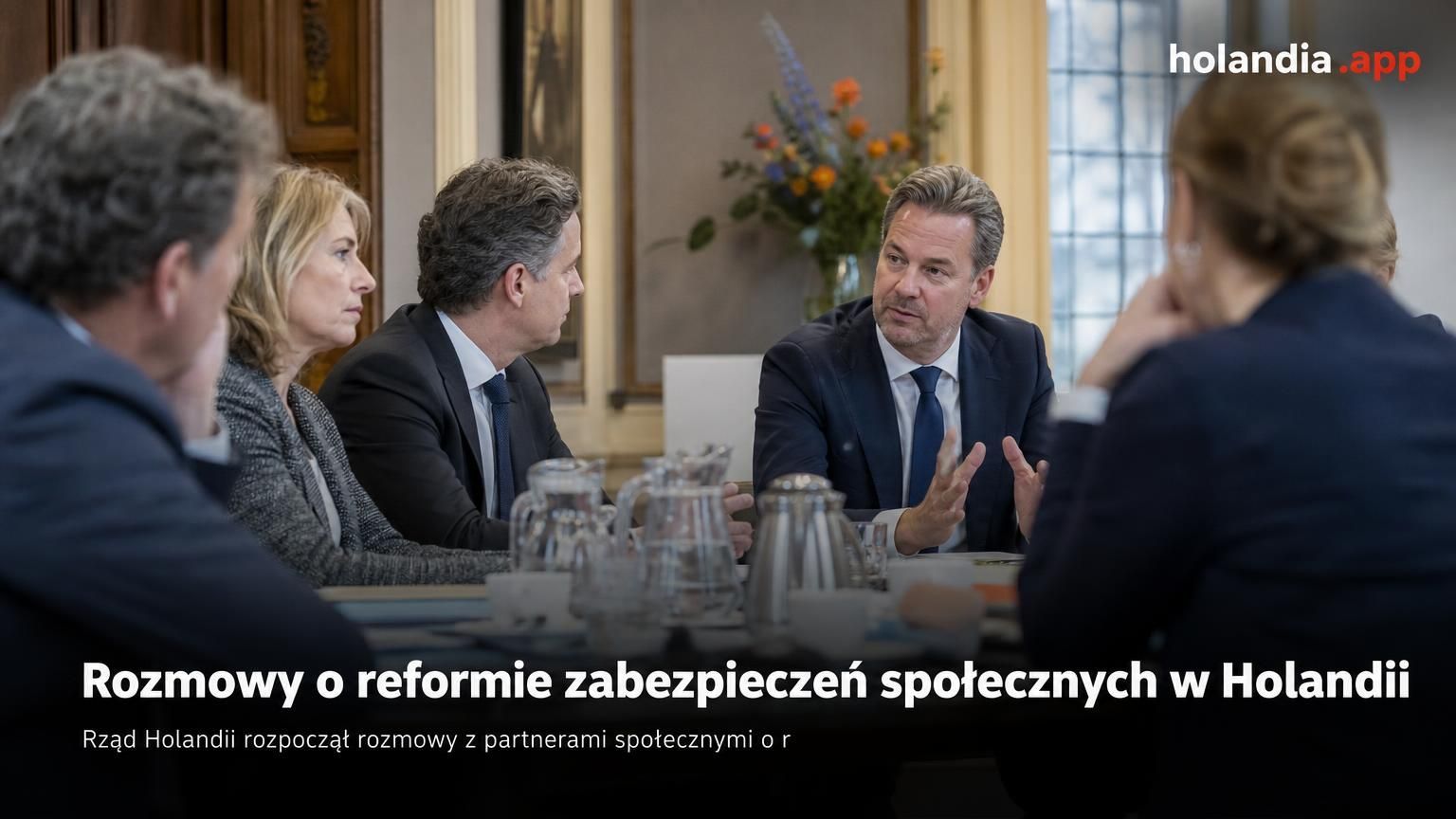 Rozmowy o reformie zabezpieczeń społecznych w Holandii