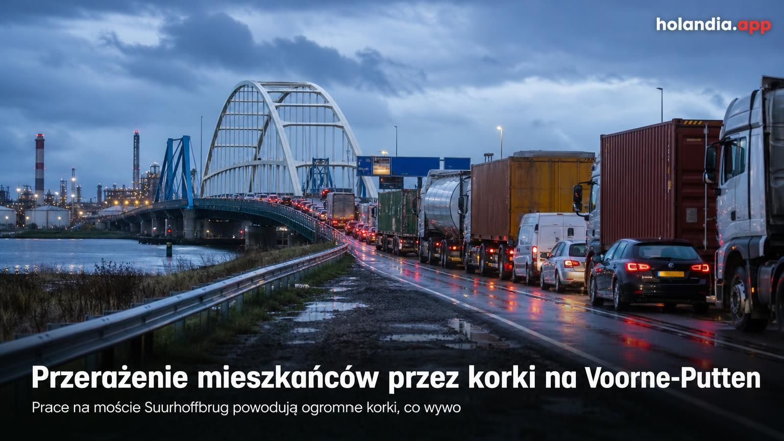 Przerażenie mieszkańców przez korki na Voorne-Putten