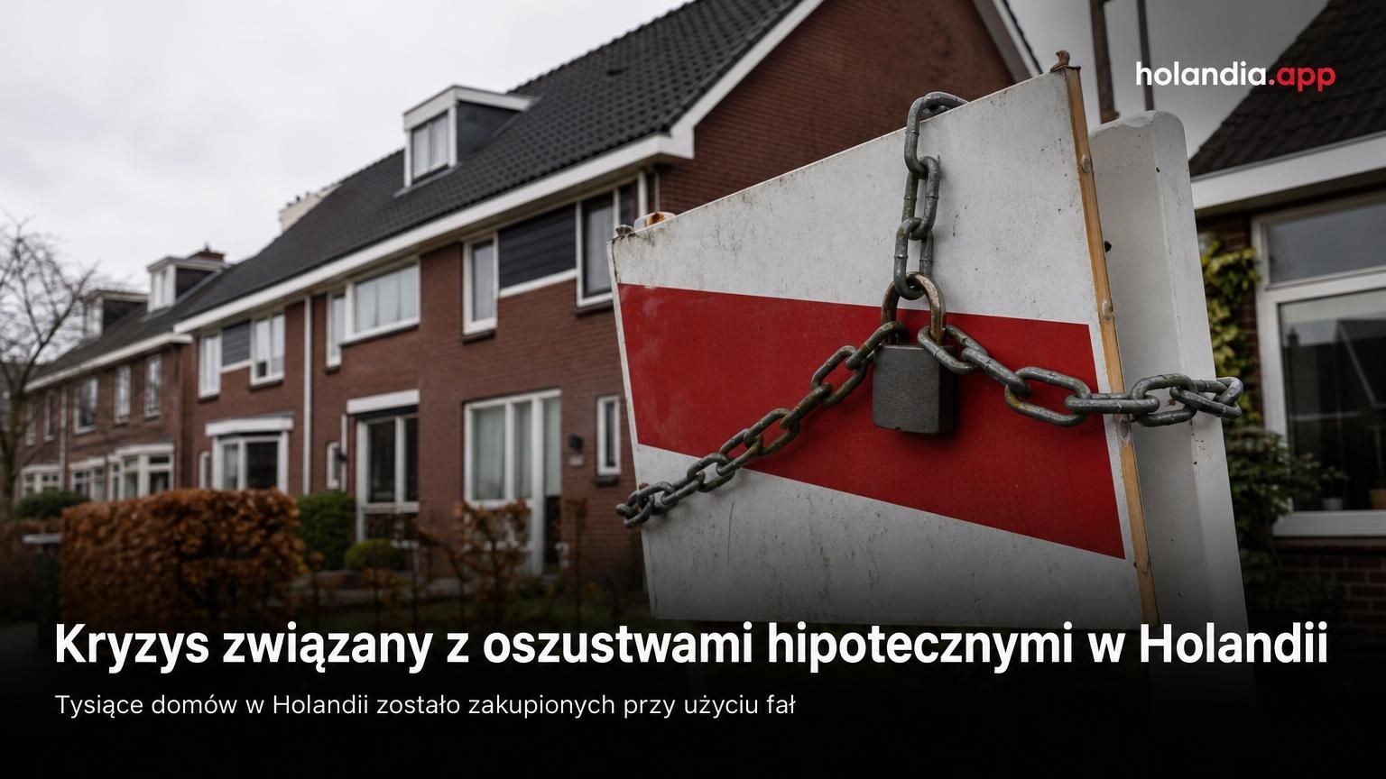 Kryzys związany z oszustwami hipotecznymi w Holandii