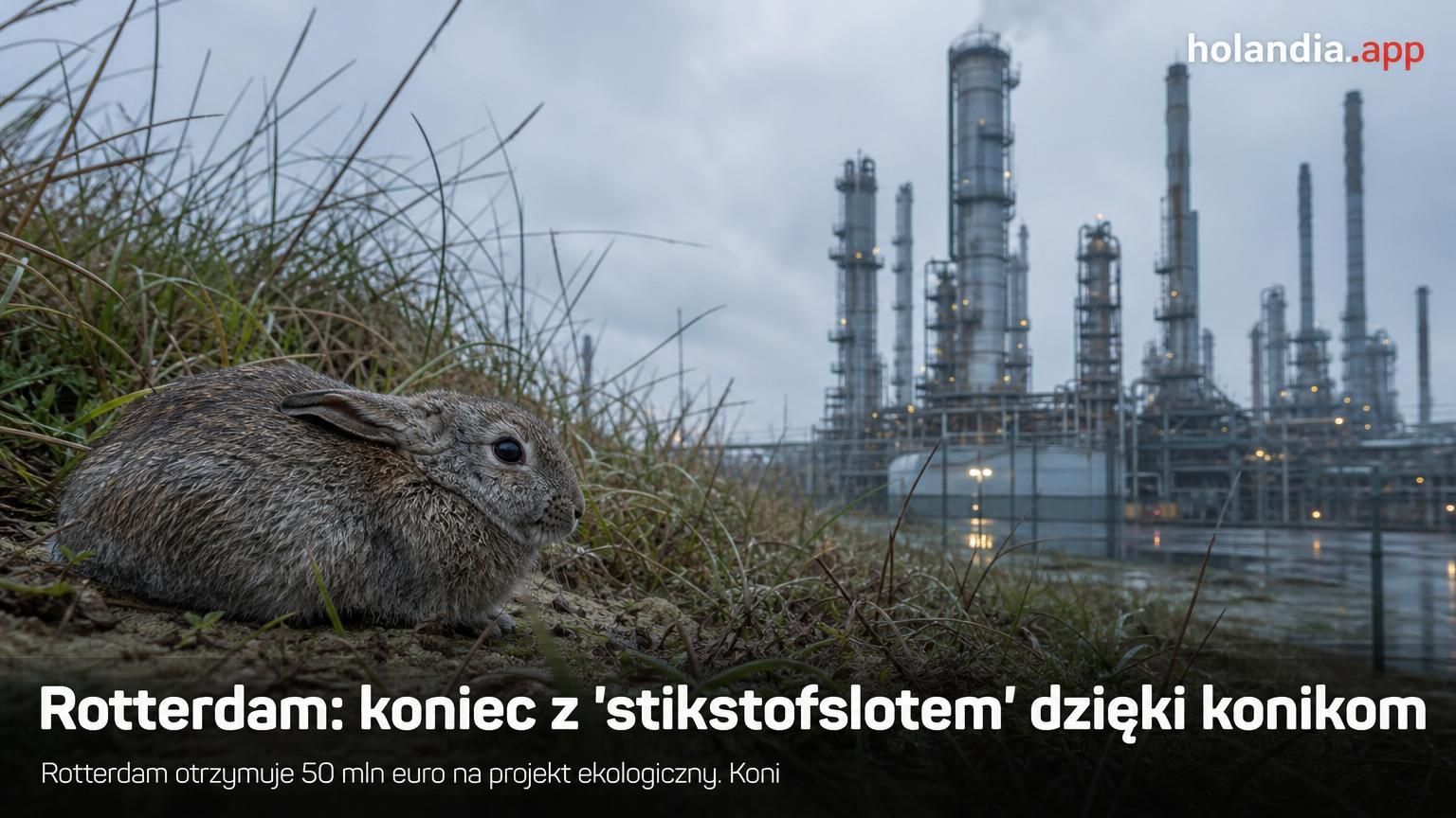 Rotterdam: koniec z 'stikstofslotem' dzięki konikom