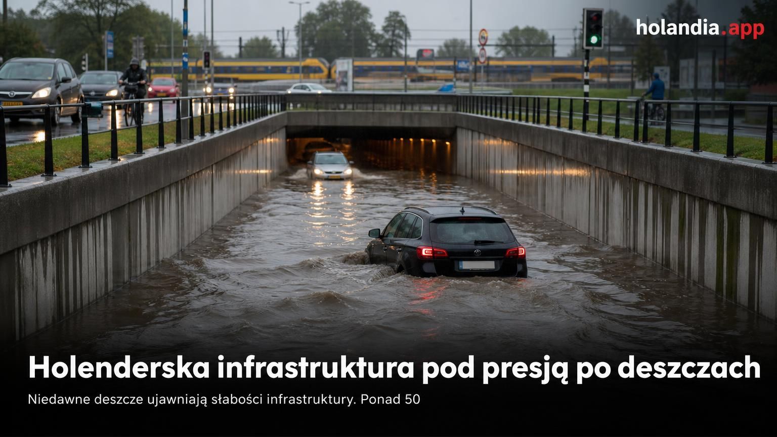 Holenderska infrastruktura pod presją po deszczach