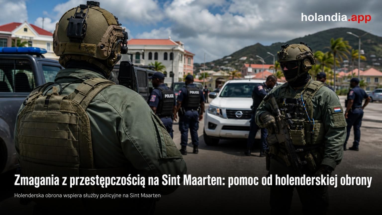 Zmagania z przestępczością na Sint Maarten: pomoc od holenderskiej obrony