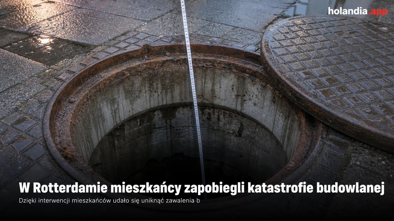 W Rotterdamie mieszkańcy zapobiegli katastrofie budowlanej