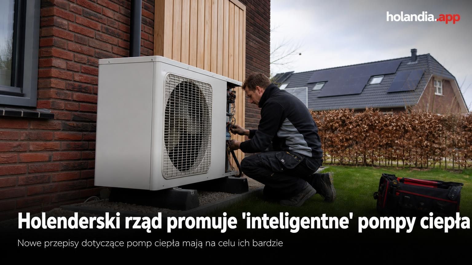 Holenderski rząd promuje 'inteligentne' pompy ciepła